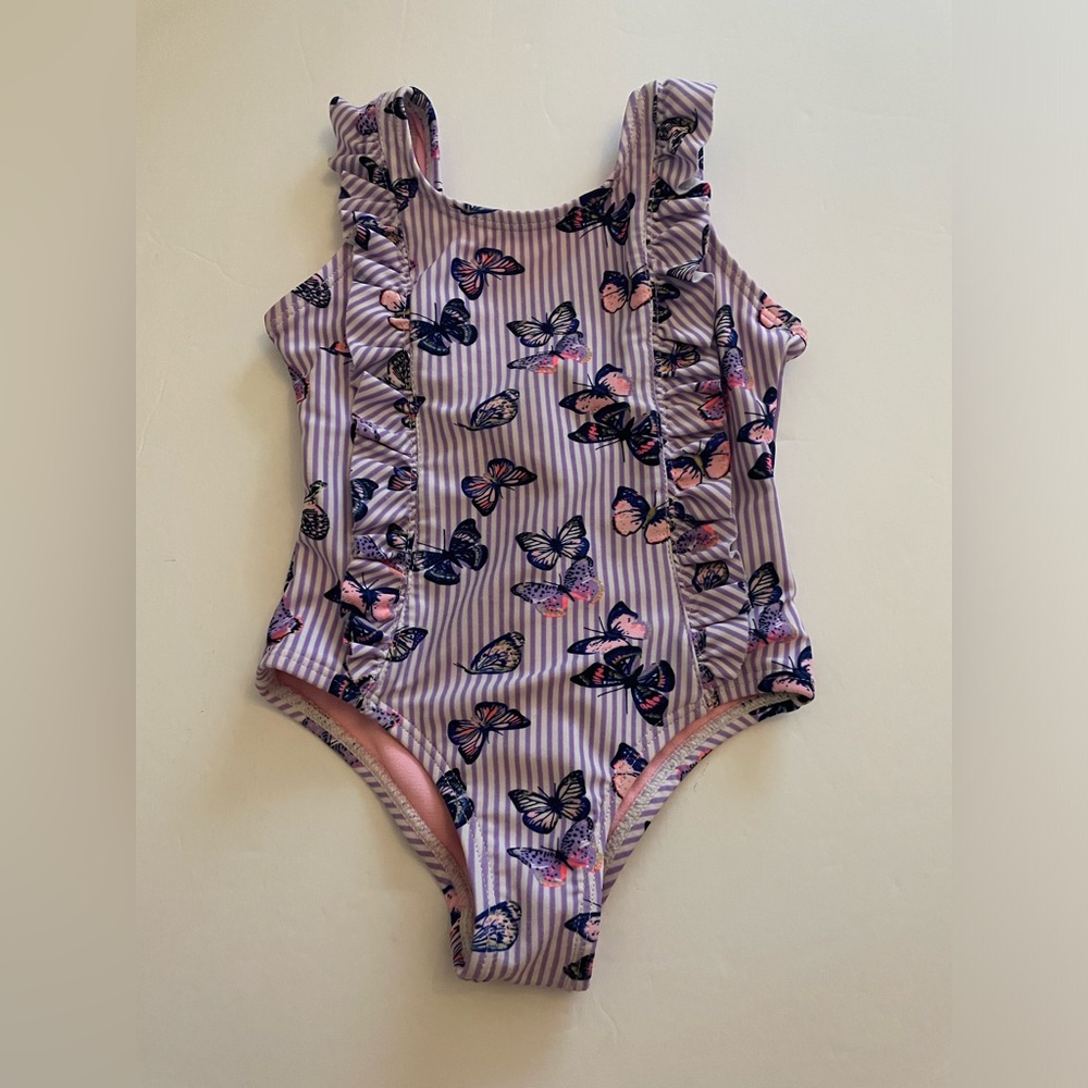 Kensiegirl Kensie Girl Toddler Girls’s One Piece Butterfly Swimsuit 2T